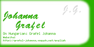 johanna grafel business card